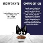 Felix Doubly Delicious Dry Cat Food 750g - Salmon & Vegetables