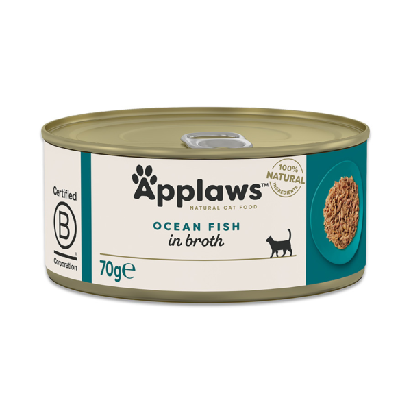 Applaws Fish Selection in Broth - Tin 70g