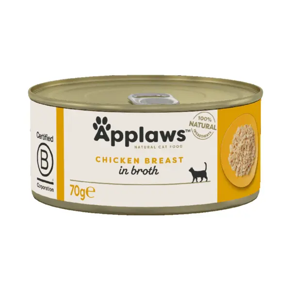 Applaws Wet Cat Food 70g - Chicken Breast in Broth