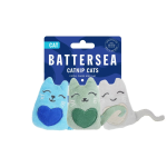 Battersea Catnip Cats Trio Toys 3pk