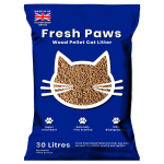 Fresh Paws Wood Cat Litter 30ltr