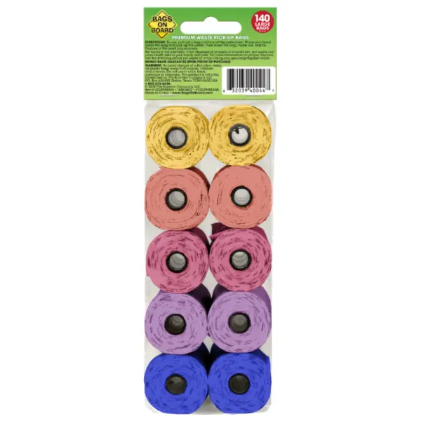 Bags on Board 10 Rolls - Rainbow
