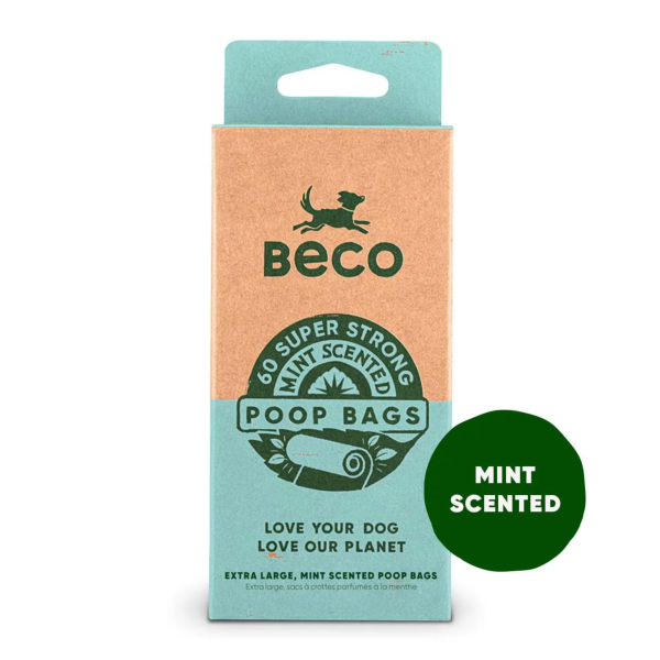 Beco Poop Bags Refills - Mint Scented 60pk