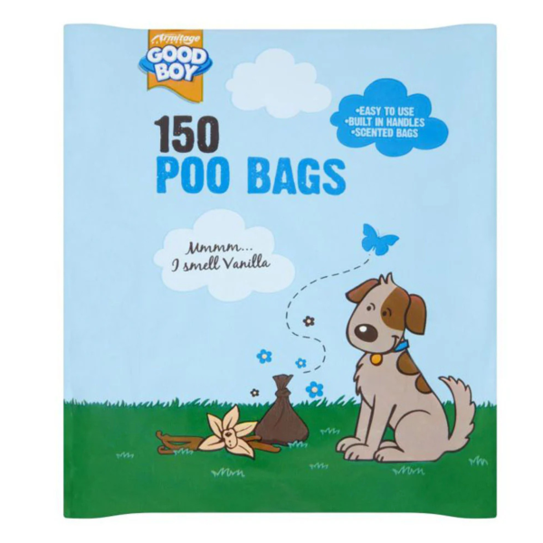 Good Boy Poo Bags 150pk - Vanilla