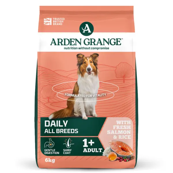 Arden Grange Adult 6kg - Salmon & Rice
