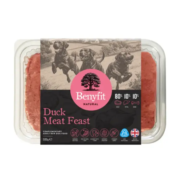 Benyfit Natural 80/10/10 - Duck Meat Feast 500g