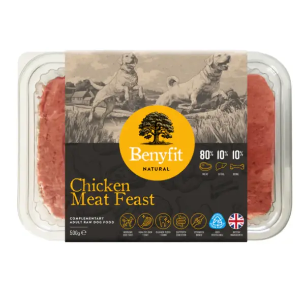 Benyfit Natural 80/10/10 - Chicken Meat Feast 500g