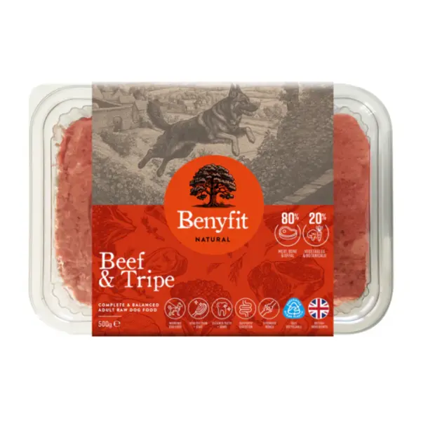 Benyfit Natural Complete - Beef & Tripe 1kg