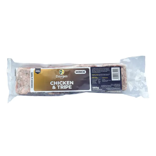 Dougie's Mince 560g - Chicken & Tripe