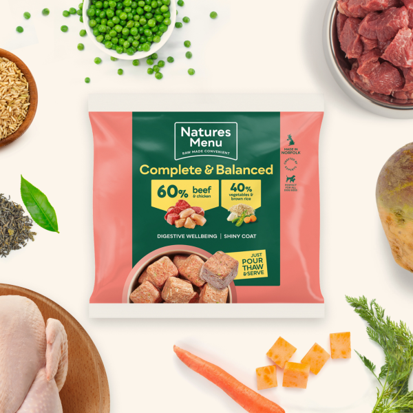 Natures Menu Raw Nuggets 1kg - 60/40