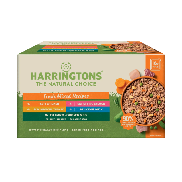 Harringtons Grain Free Mixed Wet Dog Food 16 x 400g
