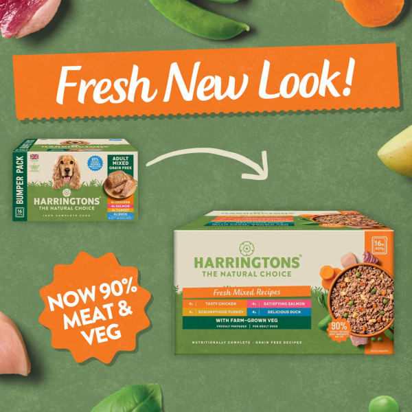 Harringtons Grain Free Mixed Wet Dog Food 16 x 400g