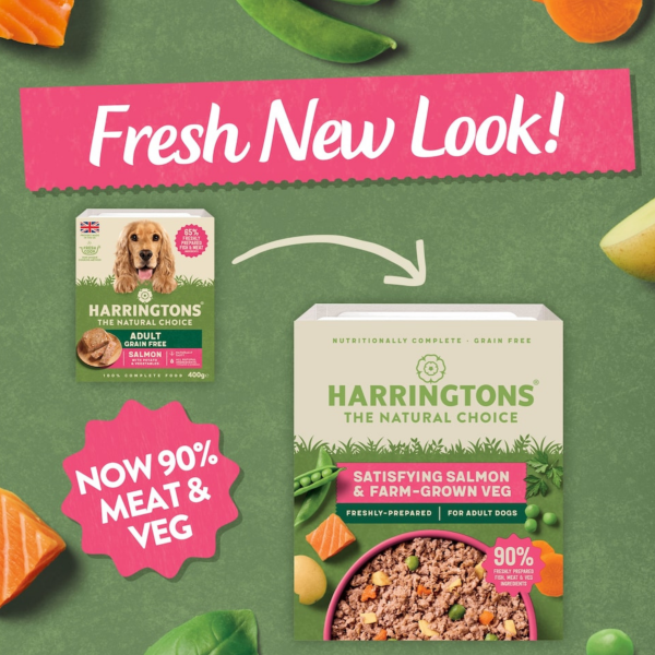 Harringtons Grain Free - Salmon with Potato & Vegetables 400g