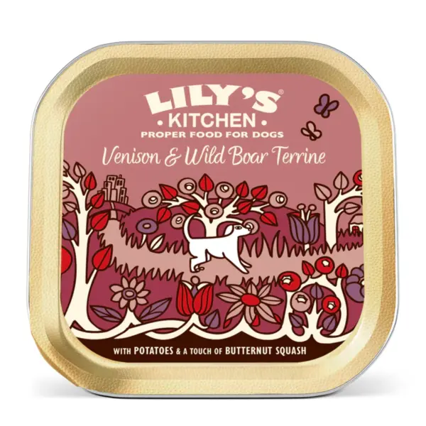 Lily's Kitchen Wet Tray 150g - Venison & Wild Boar Terrine