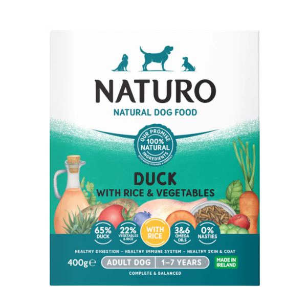 Naturo - Duck with Rice and Vegetables 400g