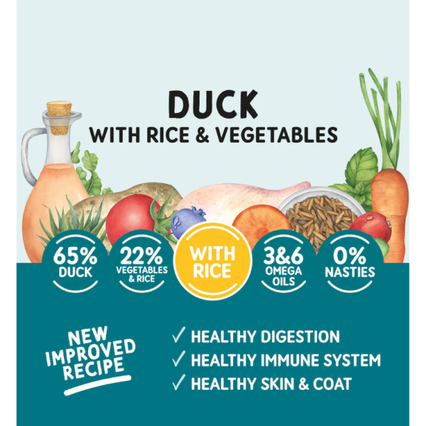 Naturo - Duck with Rice and Vegetables 400g