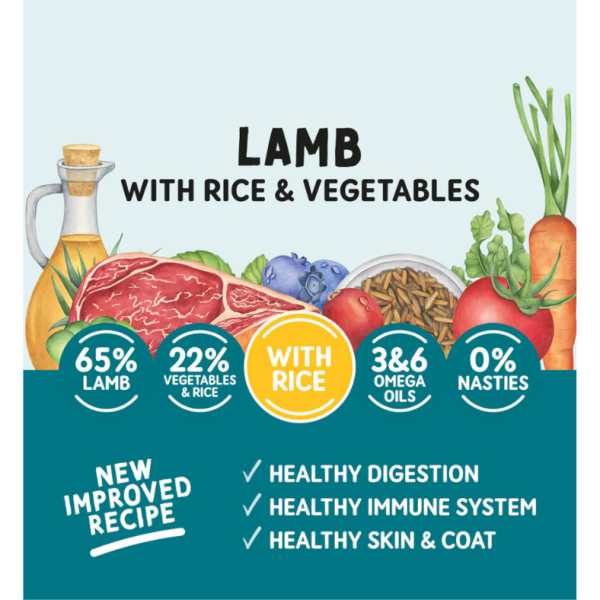 Naturo - Lamb with Rice and Vegetables 400g