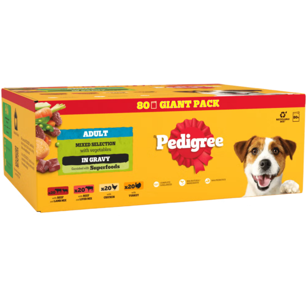 Pedigree Adult Megapack - 80x100g