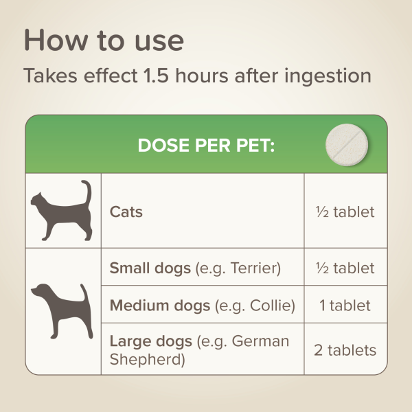 Beaphar StressLess Herbal Calming Tablets For Cats & Dogs 20 tablets