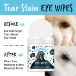 Bugalugs Tear Stain Eye Wipes for Dogs (100 Wipes)