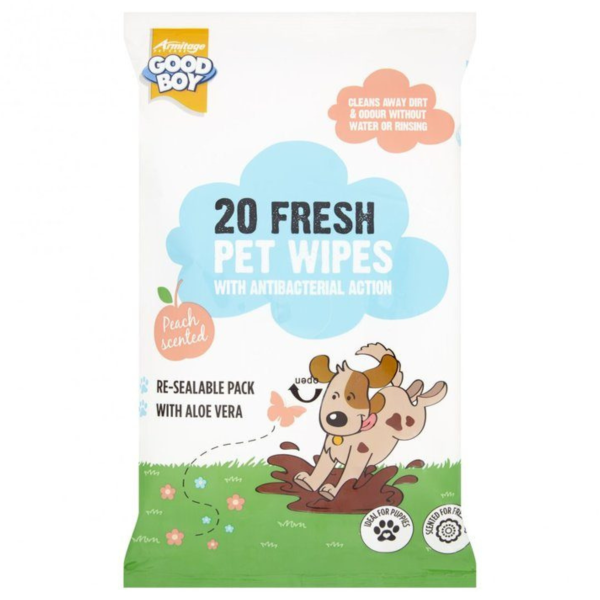 Good Boy Pet Wipes 20 Pack
