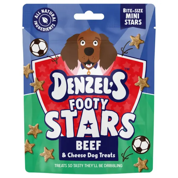 Denzel's Footy Stars Dog Treats 90g