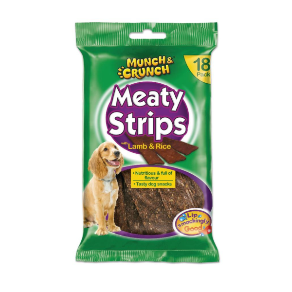 Munch & Crunch Meaty Strips 162g