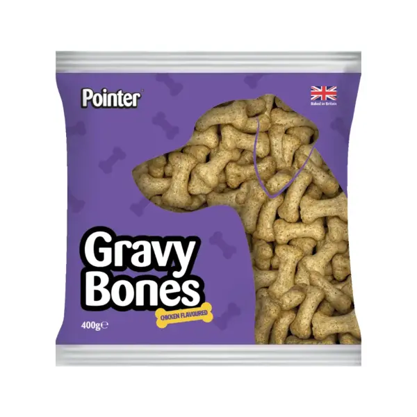 Pointer Chicken Flavoured Gravy Bones 400g