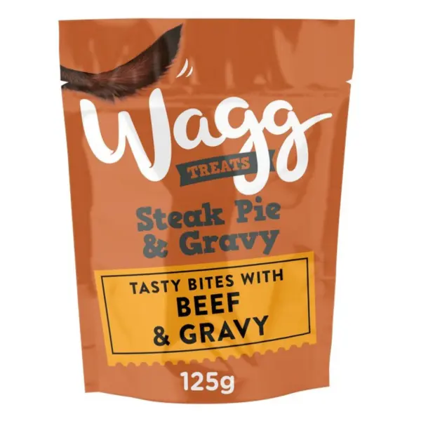 Wagg Dog Treats 125g - Steak Pie & gravy