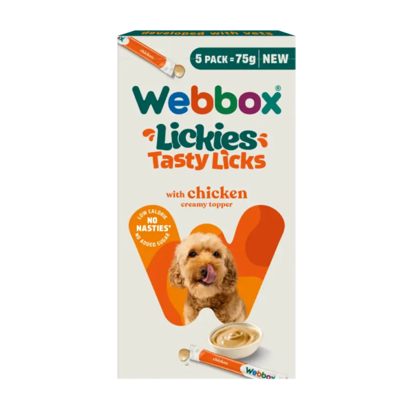 Lickies Tasty Licks Creamy Dog Treats 75g