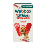 Lickies Tasty Licks Creamy Dog Treats 75g