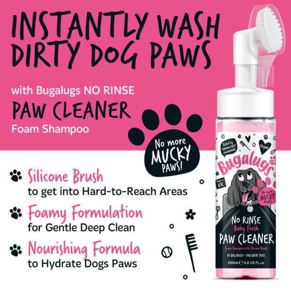 Bugalugs - Baby Fresh No Rinse Paw Cleaner 200ml