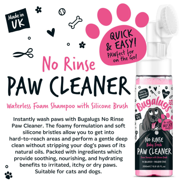 Bugalugs - Baby Fresh No Rinse Paw Cleaner 200ml