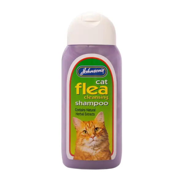Johnson's Cat Flea Cleansing Shampoo &ndash; 200ml