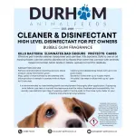 Durham Animal Feeds Cleaner & Disinfectant 5ltr - Bubblegum