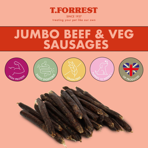 Jumbo Sausages - Beef & Veg