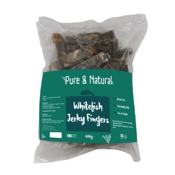 Whitefish Jerky Fish Fingers 100g