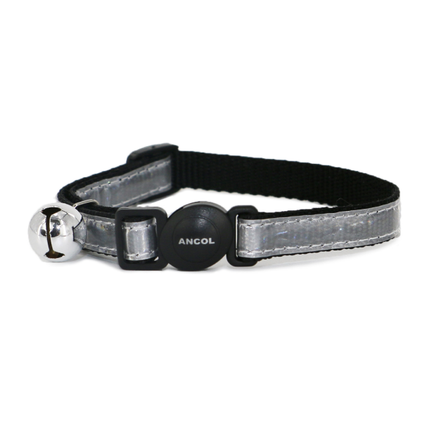 Ancol Cat Collar - Reflective Silver