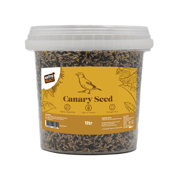 Extra Select Mixed Canary Seed Bucket 1ltr