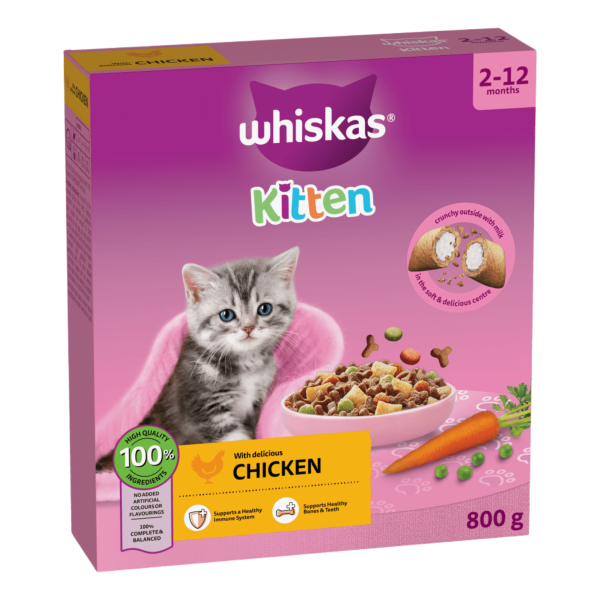 Whiskas Kitten with Chicken 800g
