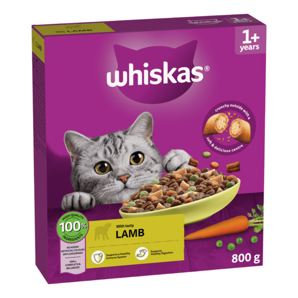 Whiskas Adult with Lamb 800g