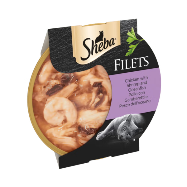 Sheba Filets Adult Wet Cat Food 60g