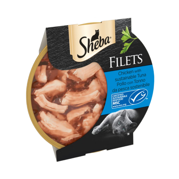 Sheba Filets Adult Wet Cat Food 60g