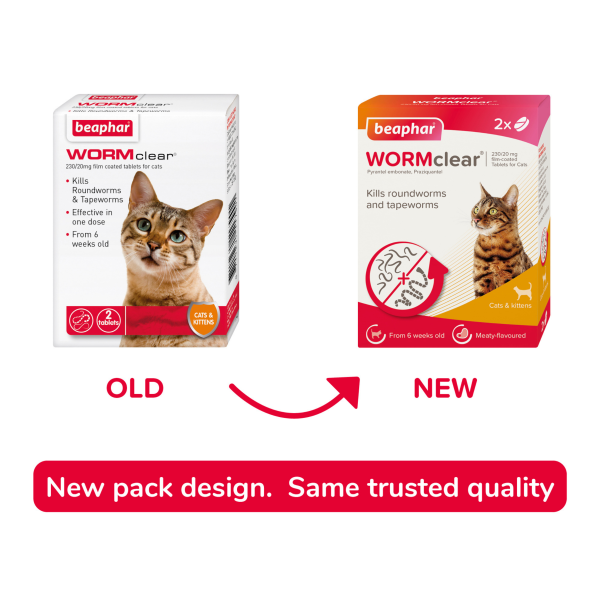 Beaphar Wormclear Cat (2 Tablets)