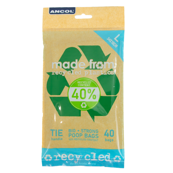 Ancol Made From Flat Pack Poop Bags 40 Bags