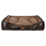 Bunty Tuscan Faux Leather Dog Bed