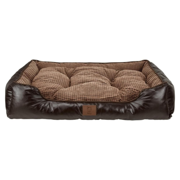 Bunty Tuscan Faux Leather Dog Bed
