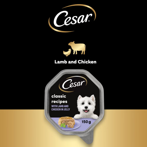 Cesar Classic Terrine Lamb & Chicken in Jelly 150g
