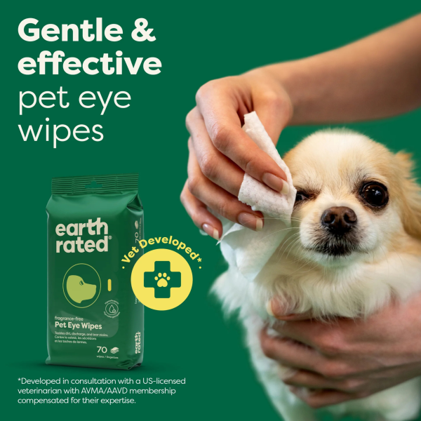 Earth Rated Dog Eye Wipes 60pk