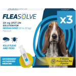 FleaSolve Spot-on Solution for Medium Dogs 10-20kg